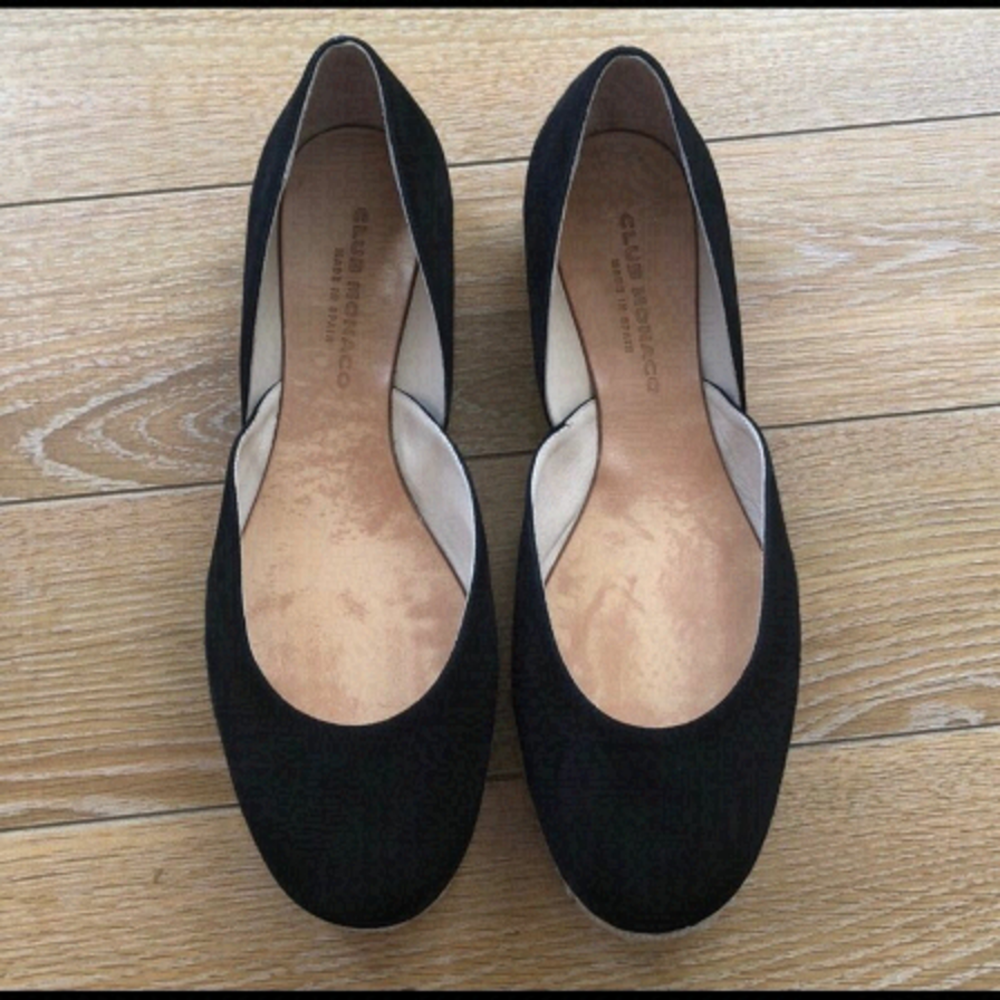 CLUB Monaco Reid Suede Flat Espadrille
